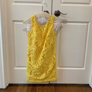 Banana republic yellow dress